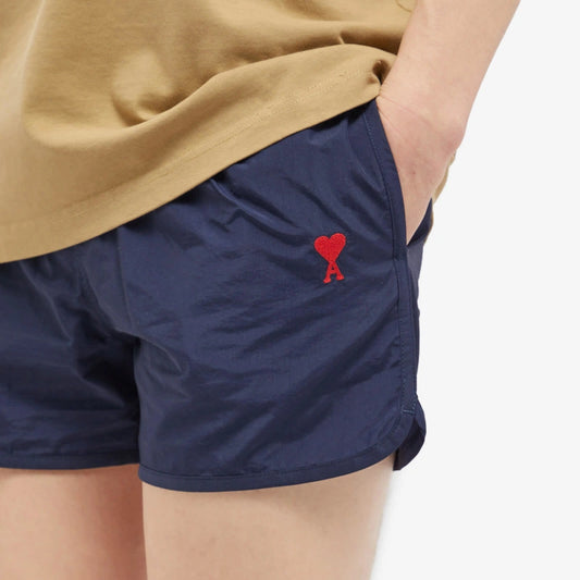 AMI – Men's Small Logo Swim Shorts