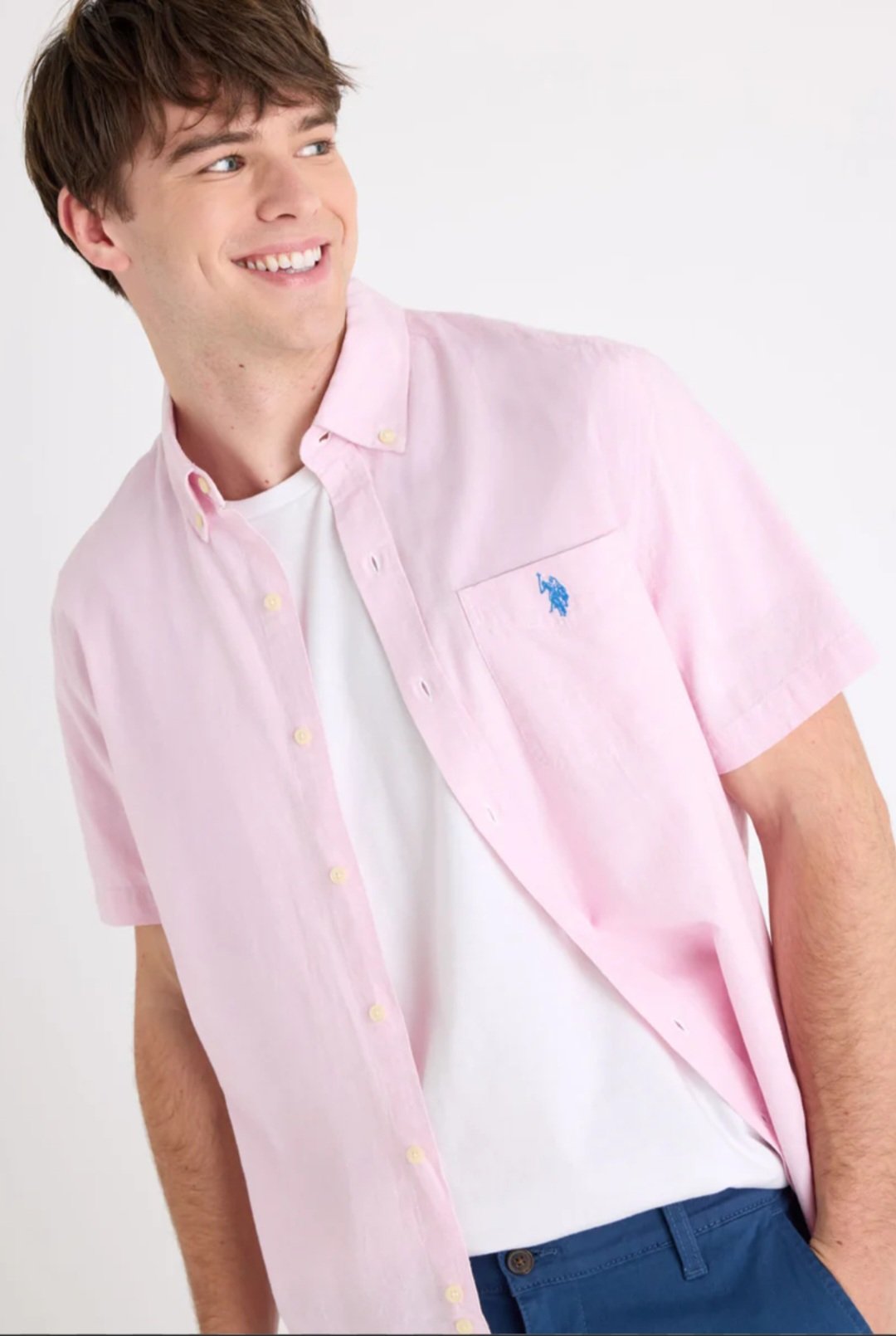 U.S. Polo – Men's Linen Blend Shirt