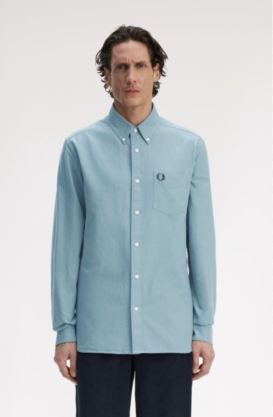 Fred Perry – Men's Long-Sleeve Oxford Shirt