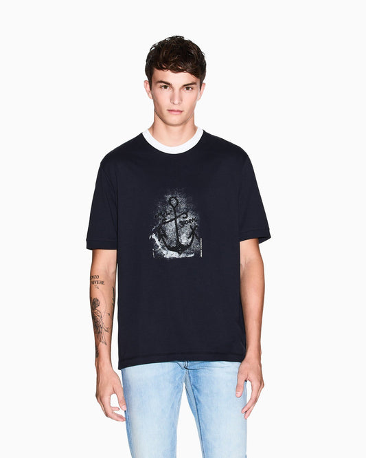 Armani Exchange – Men's Anchor-Print Cotton T-Shirt
