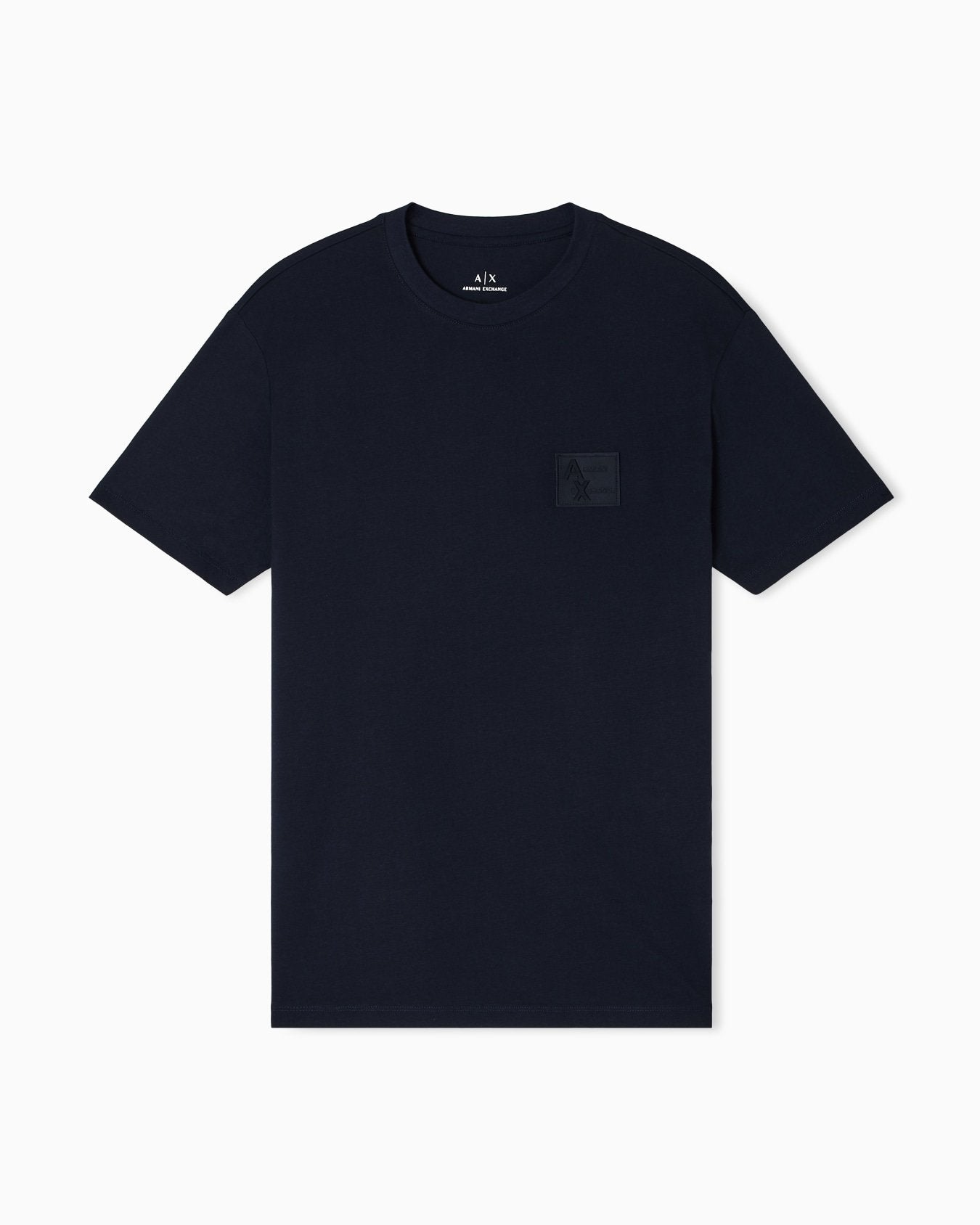 Armani Exchange A|X Black Logo – Men's Patch T-Shirt