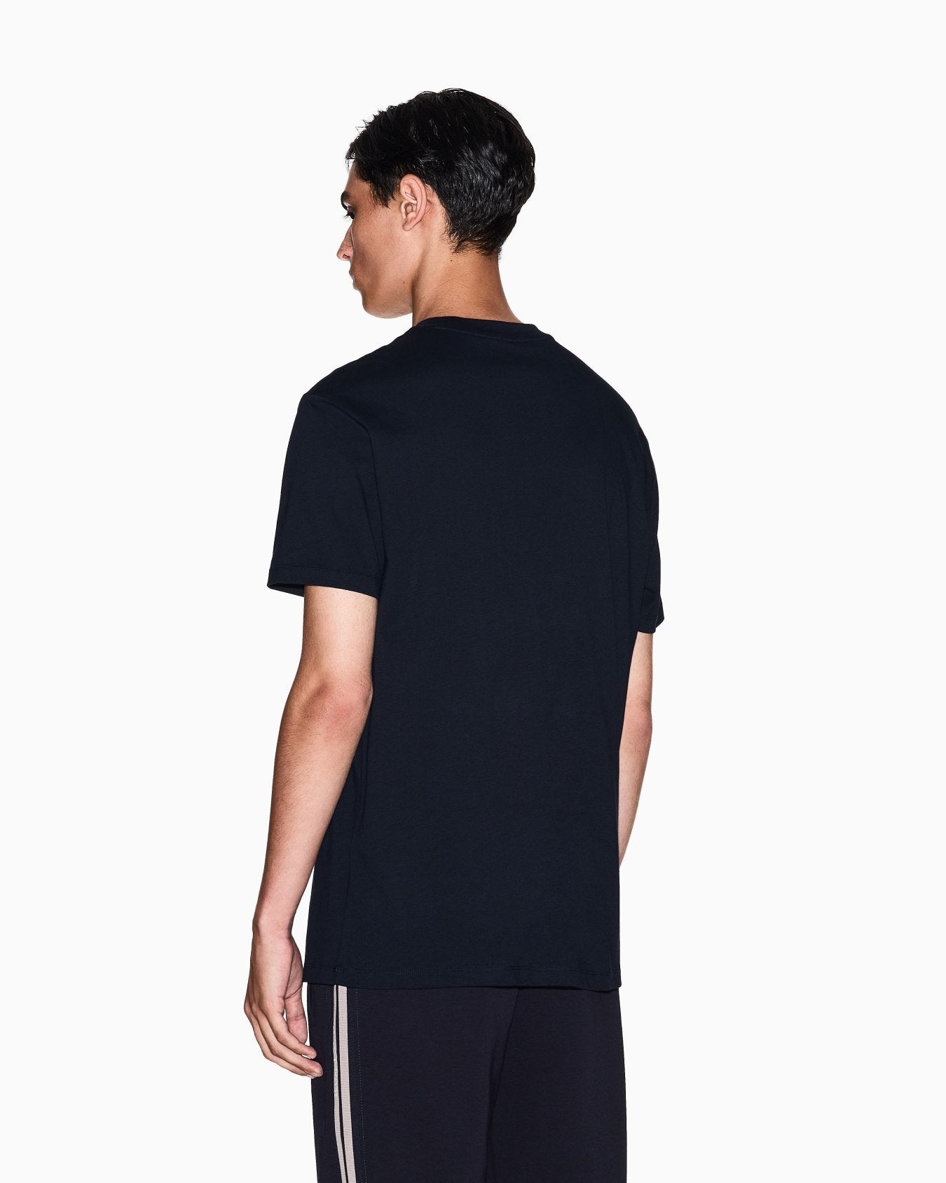 Armani Exchange A|X Black Logo – Men's Patch T-Shirt
