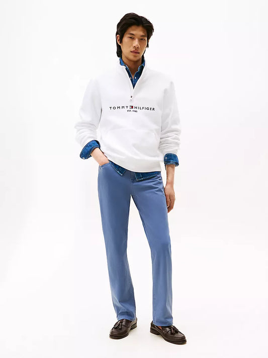 Men's Garment-Washed 5-Pocket Trousers