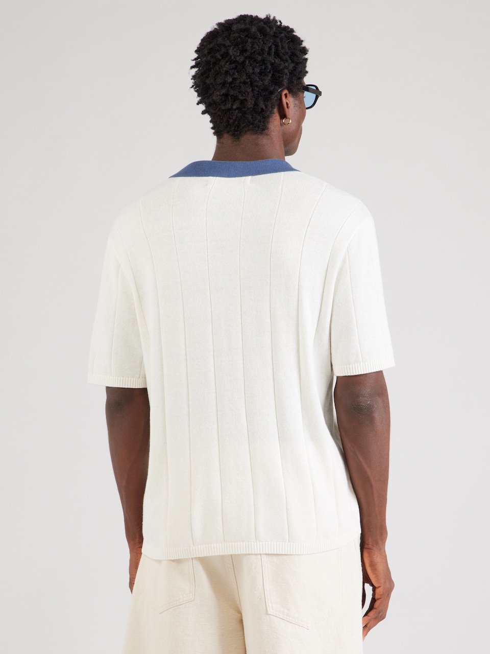 Hollister – Men's Knitted Polo Shirt